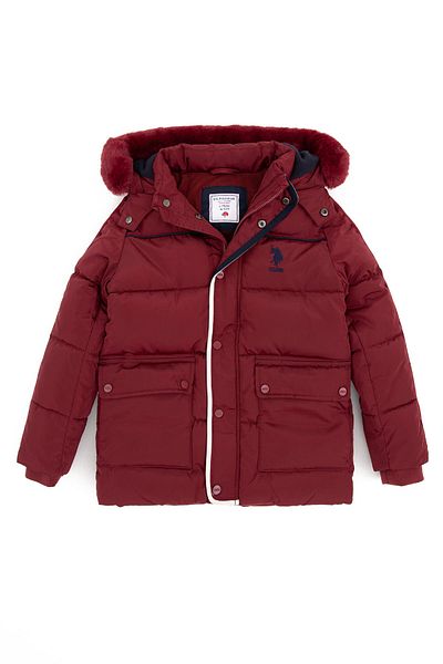 U.S. Polo Assn. Red Boy's Coat