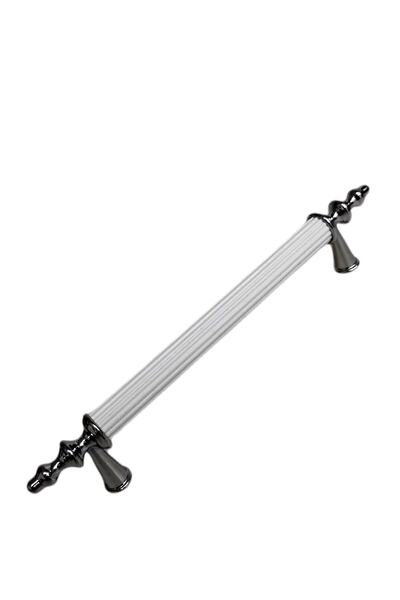 Lina Modele de mânere rustice de lux, dulap de bucătărie modernă, sertar, mâner de mobilier 224 mm alb-crom