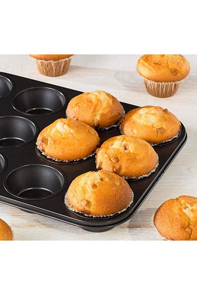 5DM Metal Non-Stick Muffin Cake Mold - 12 Compartments