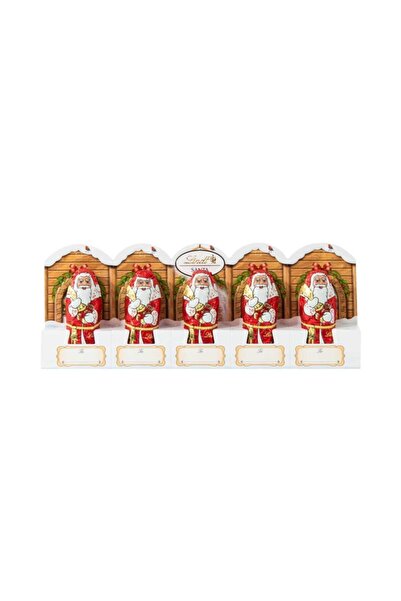 Lindt Milk Chocolate Santa Collection 5 Pcs