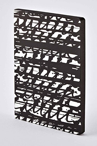 NUUNA Gray Dotted Notebook Scrıpt (A5 Premium Paper - 176 Pages)