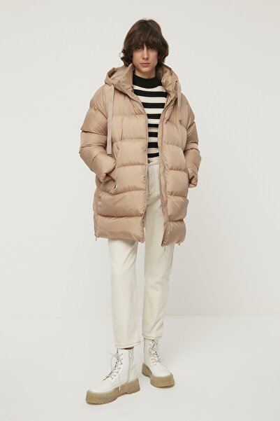Trendyol Collection Winter Jacket - Brown - Standard