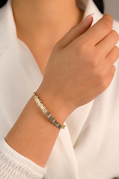 YAVUZ KUYUMCULUK 14 Ayar Altın Asimetrik Kelepçe