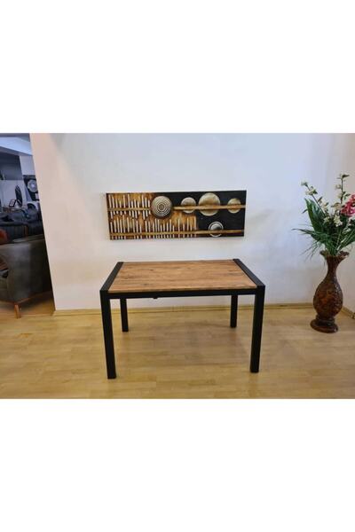 erezoğulları Açılır Yemek Toplantı Masası Ve 4 Ad Bahar Sandalye Takımı 75*120 cm