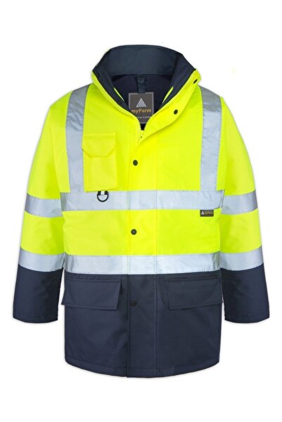 Trendform معطف Hi-vis 5 في 1 أصفر وأزرق داكن