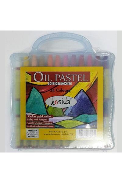Ponart Kosida Oil Pastel 24 Colors Oil Pastel Paint Cardboard Box