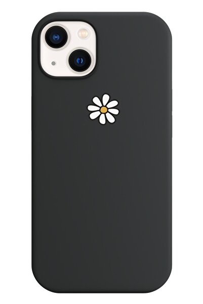 shoptocase Iphone 13 Lansman Tek Papatya Desenli Telefon Kılıfı
