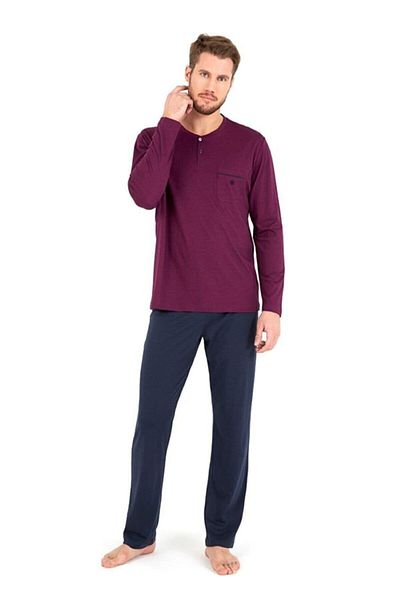 Blackspade Men's Pajama Set 30723 - Red
