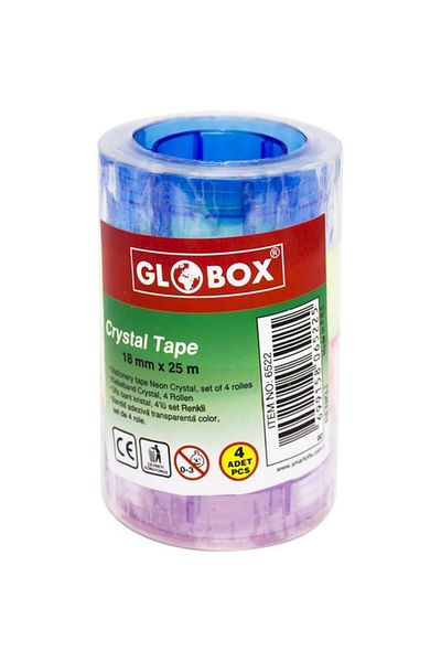 Globox 19x25 Colored Tape 4 Pieces