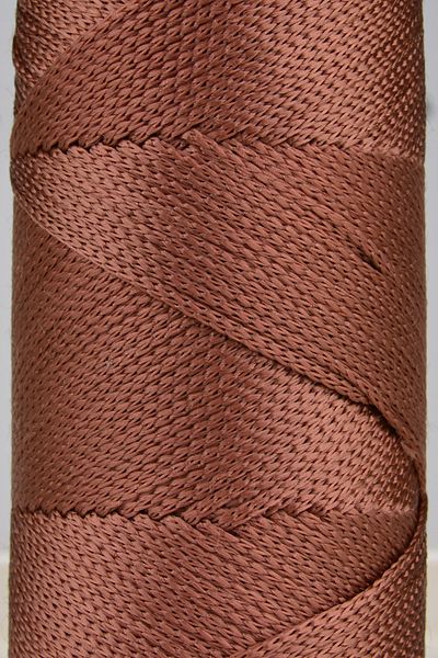 SENSY Premium 400 gr Polyester Macrame Rope 2 Mm Set of 2 Copper Macrame Rope Pad Bag Rope No:4