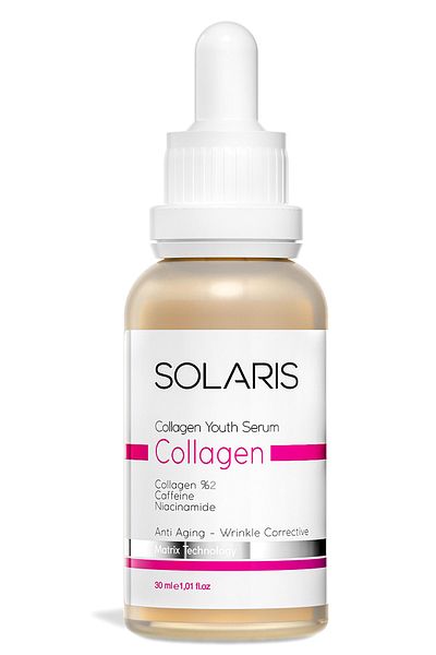 SOLARIS Revitalizing Collagen Serum Anti-Aging 30 ml (2% COLLAGEN 0.5% NIACINAMIDE AND CAFFEINE)