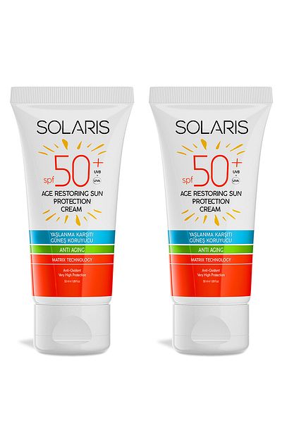 SOLARIS Cream Colored Anti-Aging Sunscreen - X2