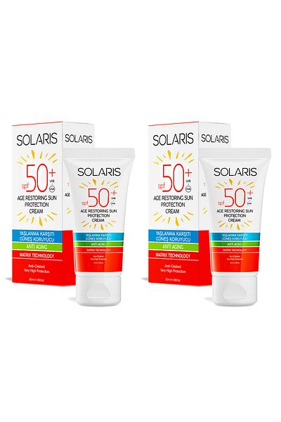 SOLARIS Cream Colored Anti-Aging Sunscreen - X2