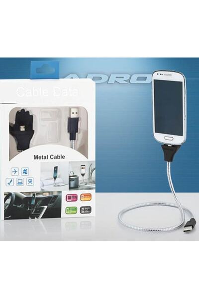 HADRON Telefon Kablo Type-c Spiral Tutacaklı Hd-4377
