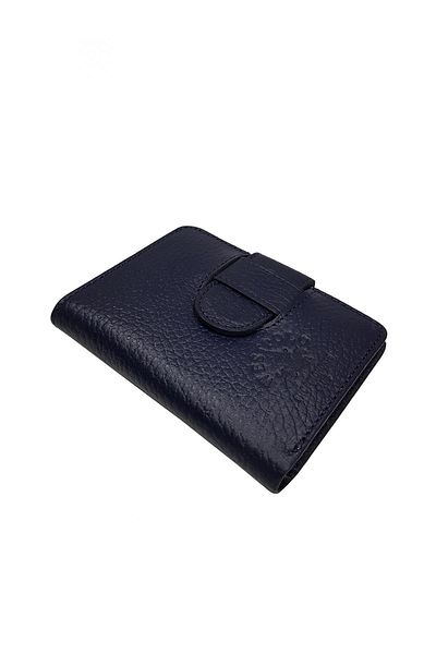 TREND Navy Blue Genuine Leather Card Holder - West Polo 3443