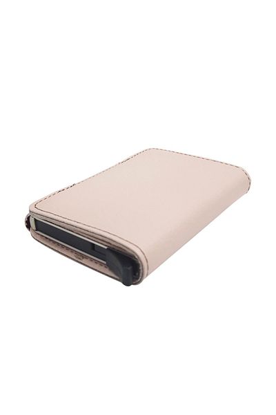 TREND West Polo Mechanism Card Holder Genuine Leather Powder 5510