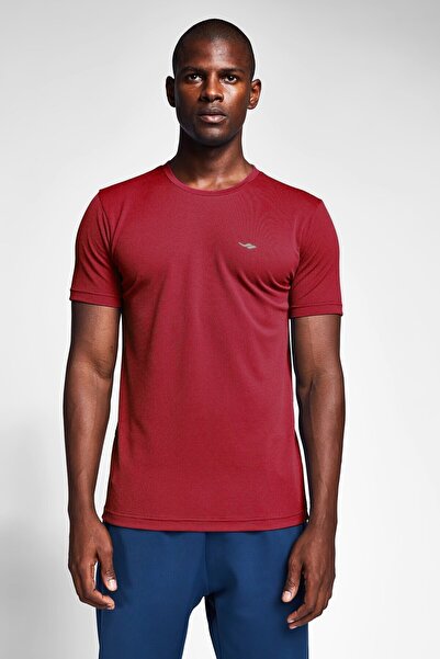 Lescon Ανδρικό μπλουζάκι μπορντό 20s-1298-20n