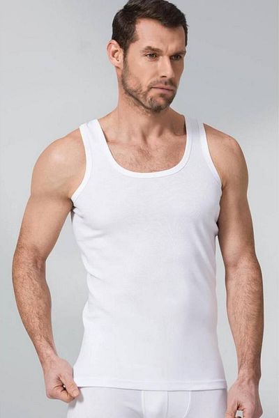 Namaldı Ανδρικό εσώρουχο 112 Full Cotton Rib White