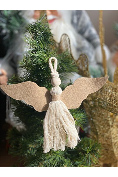 QUEEN AKSESUAR Decor de Crăciun de lux, mare, 20 cm, înger cu aripi, ornament...