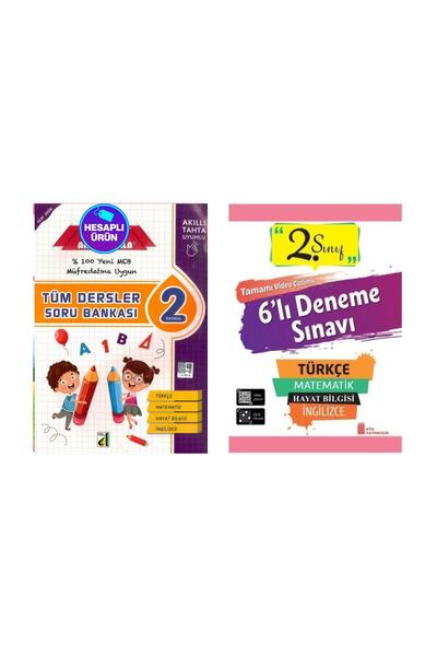 Ata Yayıncılık 2.sınıf Soru Bankası 6lı Deneme Sınavı
