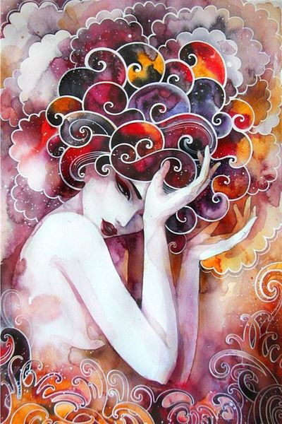 Marcel Kristal Tablo Colorful Woman Marcel Art Diamond Mosaic Painting 38X58Cm