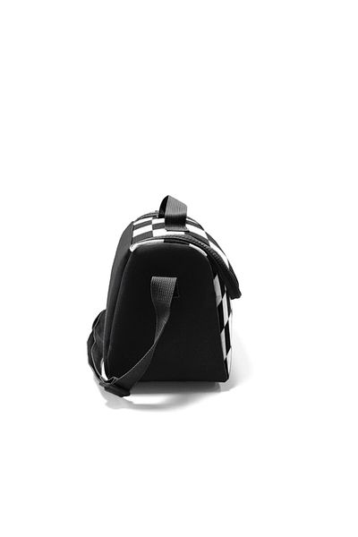 Coral High Kids Black Checkerboard Patterned Thermo Lunchbox 22714
