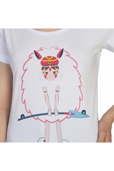 Bant Giyim - Princess Mononoke White Women's T-Shirt