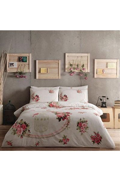 Taç Violet Pink Double Duvet Cover Set