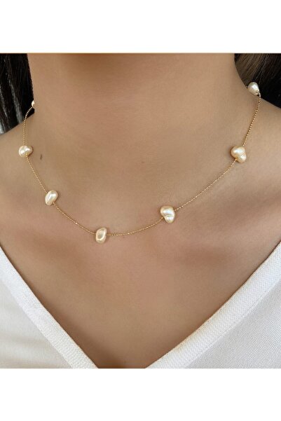 takıtarzım قلادة سلسلة اللؤلؤ