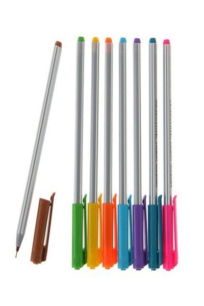 Pensan Triball Ballpoint Pen Colorful 8 Pack Vacuum Bag