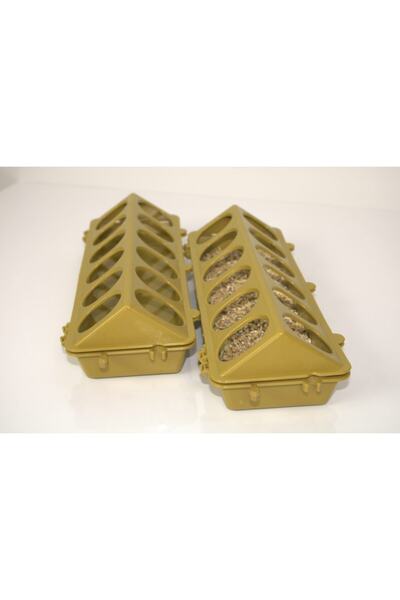 Asenya Civciv Yemliği 2 Adet Sarı Renk 12 Gözlü Civciv Yemliği Keklik Bıldırc...