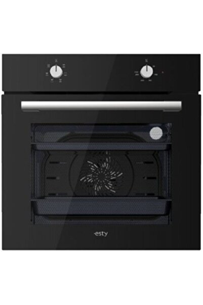 Esty Silverline Aef6601b03 Siyah Cam Ankastre Turbolu Fırın