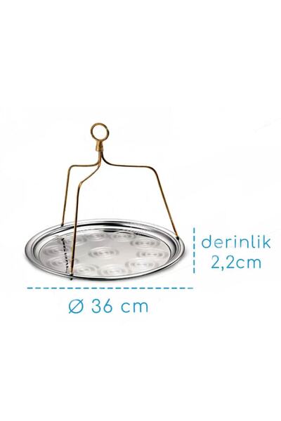 Hoop Abant Steel 430 Tea Maker Tray No:2 36cm