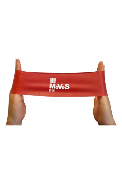 Moves Band Kırmızı 7x6cm X 30,5 Cm Loop Band Egzersiz Pilates Bandı