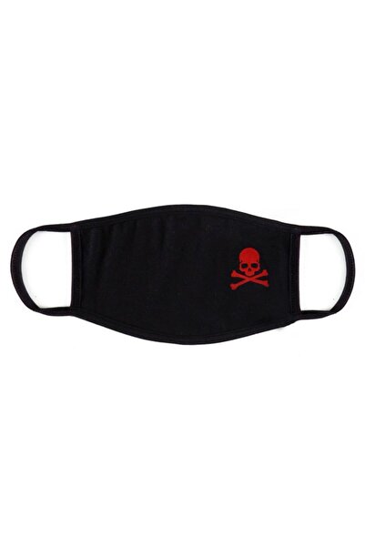 Bant Giyim Korsan Kurukafa Skull %100 Pamuklu Yıkanabilir Maske