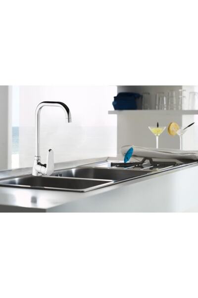 Vilas Diamond Mix Swan Kitchen Sink Faucet
