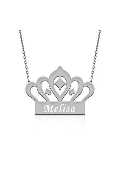 İNDİGO TAKI Isimli Kraliçe Tacı Gümüş Kolye