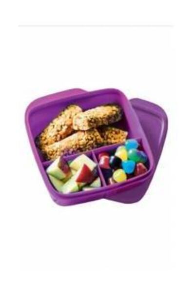 Tupperware Bölmeli Beslenme Kutusu Mor 550 Ml.