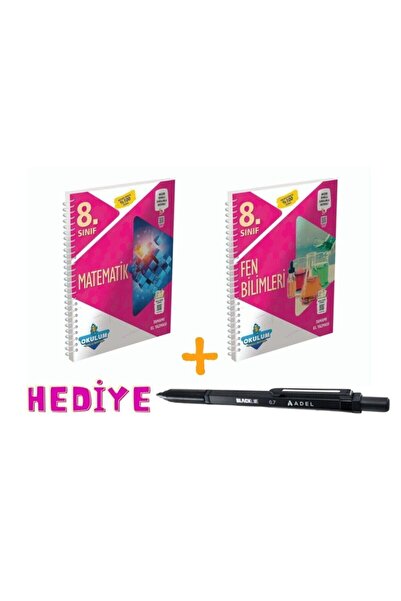 Murat Yayınları 8.sınıf Matematik-fen Okulum Akıllı Defter Seti