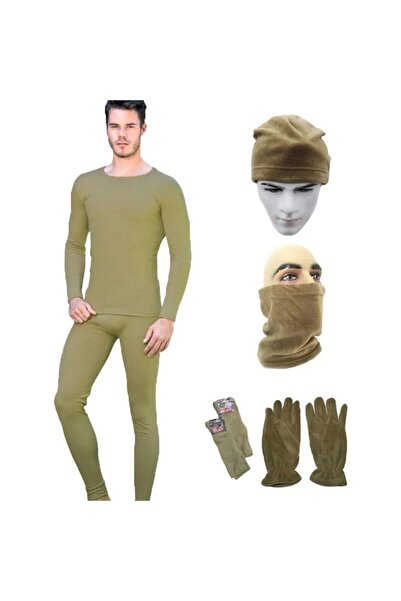 dgn shop Askeri Termal İçlik Takım Boyunluk Eldiven Çorap
