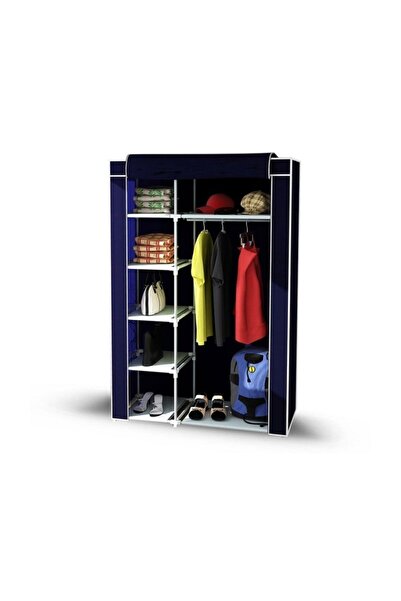 Teknor Tek Yandan Raflı Plastik Borulu Bez Dolap