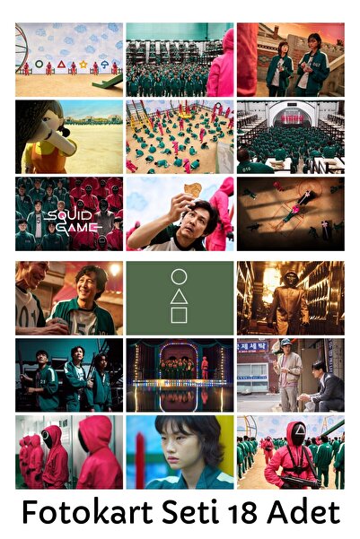 PrimeShoping Squid Game Fotokart Seti