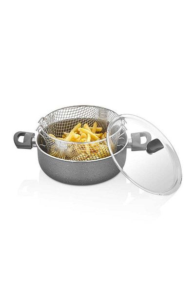 papilla 24 cm Granite Chips Fryer Pot Fma05164