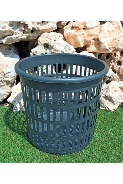 Ekodoğa File Saksı 13 Lt 1 Adet Delikli Saksı Sepet Saksı Repikaj Saksı Plast...