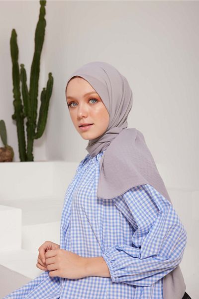 Gülsoy Women's Premium Jazz Shawl Gray - 09