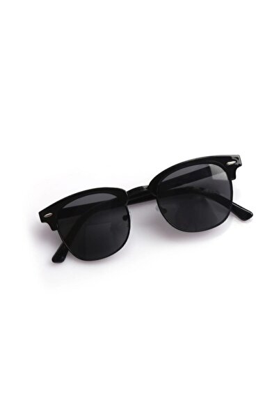 EKstore Clubmaster Unisex Güneş Gözlüğü - Siyah Güneş Gözlüğü