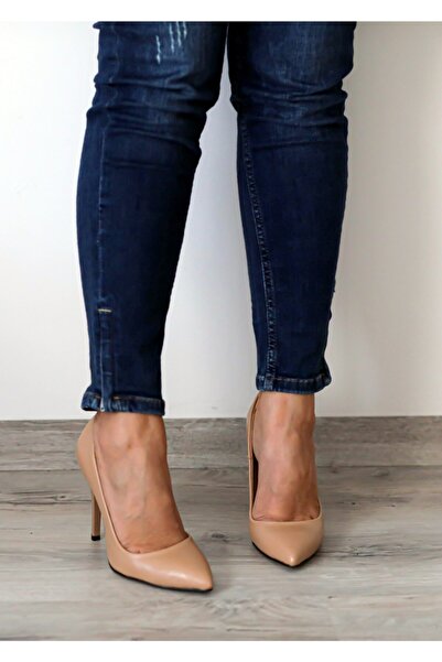 Ayakkabı Podyumum "stiletto" Nude - Yüksek Ince Topuk Kadın Ayakkabısı