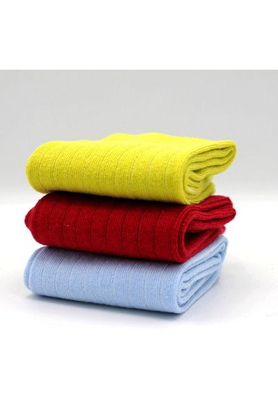 Çekmece Τα αληθινά σας χρώματα Unisex 3-pack Βαμβακερές κάλτσες με ζωηρά χρώματα