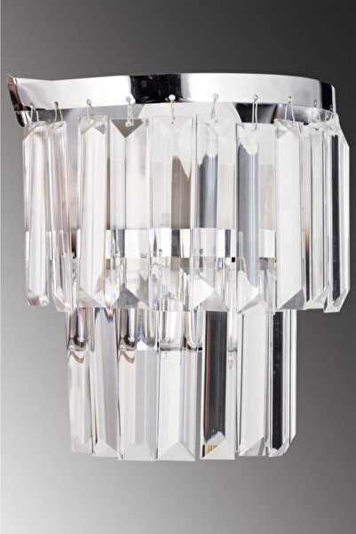 İstanbul Avize Tokyo Tekli Gümüş Aplik