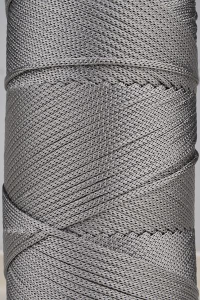 SENSY Premium 400 gr Polyester Macrame Thread 2 Mm Set of 2 Gray Macrame Thread Pad Bag Thread No:4
